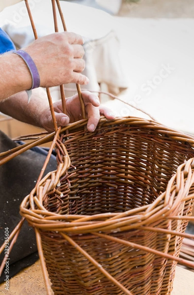 Fototapeta Basket wicker at work 