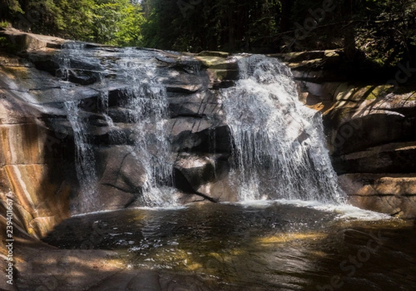 Obraz waterfall in krkonoše