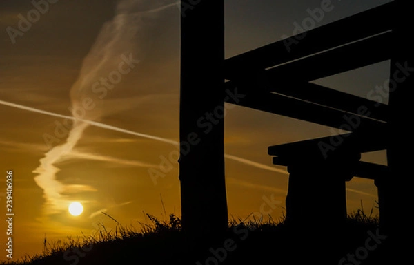 Obraz sunset in prague