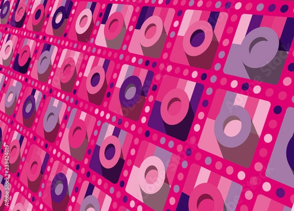 Fototapeta 背景　壁紙　模様　カラフル　カメラ