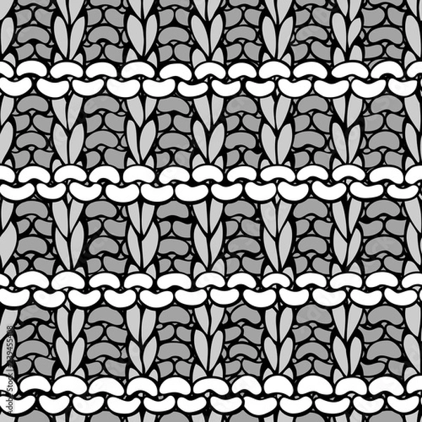 Fototapeta Vector Doodles Hurdle Stitch Pattern.