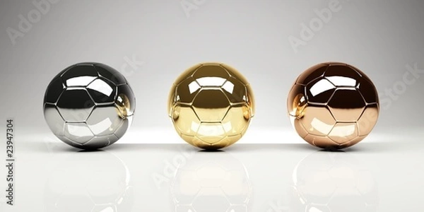 Obraz Fussball Siegerpodest Pokal