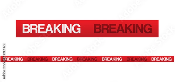 Obraz Breaking News Banner