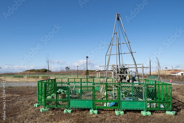 Fototapeta ボーリング調査 Boring geological survey