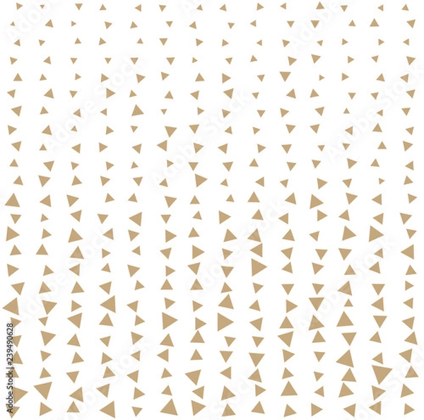 Fototapeta triangle halftone pattern, seamless geometric gradient border