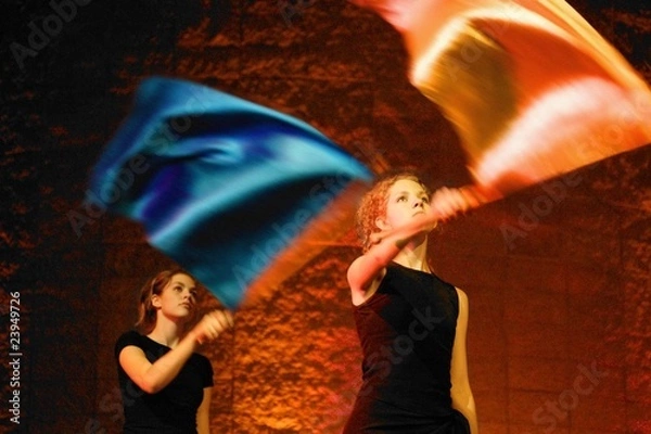 Fototapeta Colorful Flags