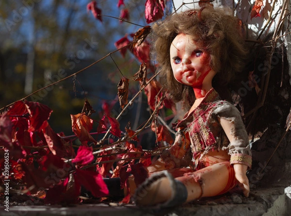 Fototapeta Tschernobyl doll