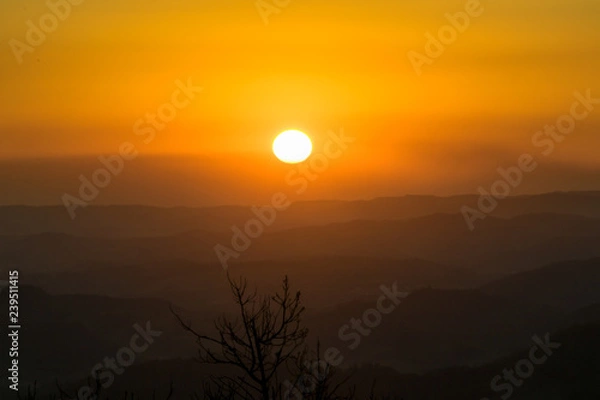 Obraz Mountains Sunset