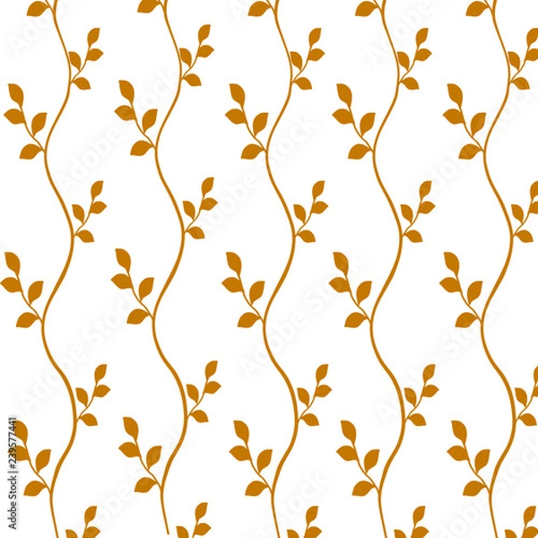 Fototapeta seamless pattern with leaf