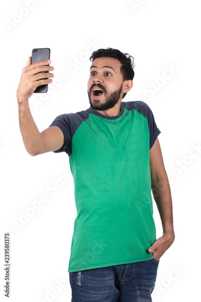 Obraz taking a Selfie