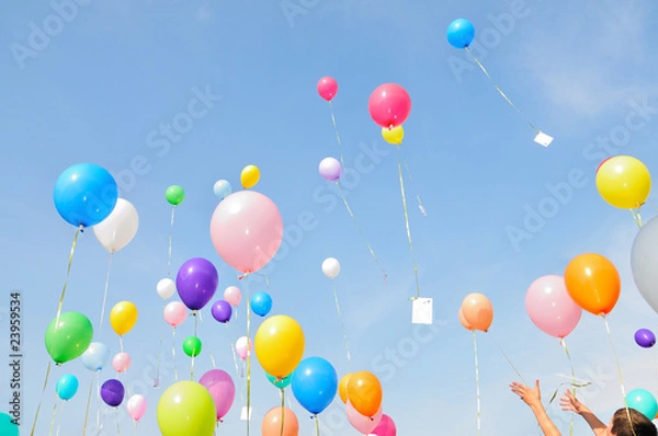 Fototapeta laché de ballon