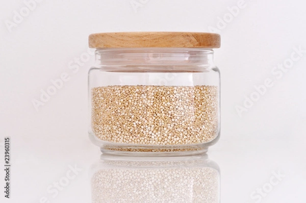 Obraz Bocal de graines de quinoa