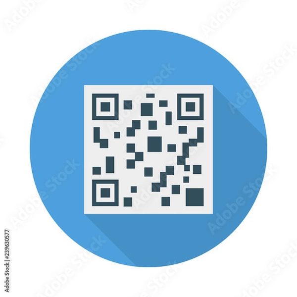 Fototapeta QR   code  label