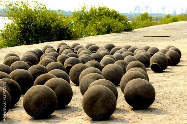 Obraz black clay pots for drying