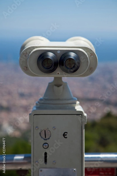 Obraz Coin Operated Binocular back