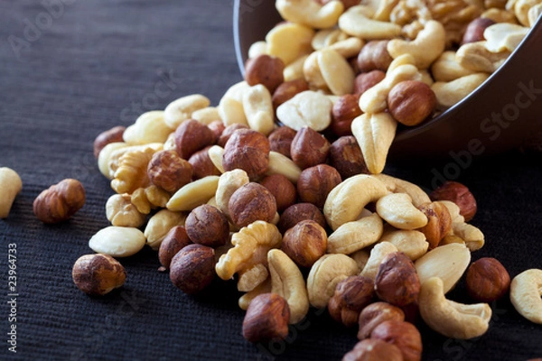 Obraz Schale mit Nüssen