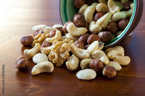 Obraz Schale mit Nüssen