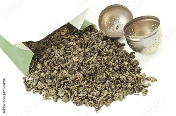 Obraz Tea bag with metal filter