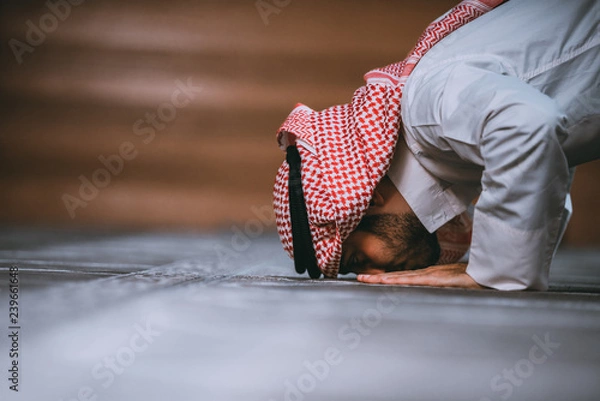 Obraz muzułmanin się modli