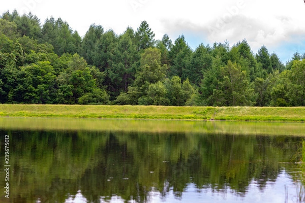 Fototapeta 上高地　大正池　長野　信州　夏　旅行　観光　名所　明神池　河童橋