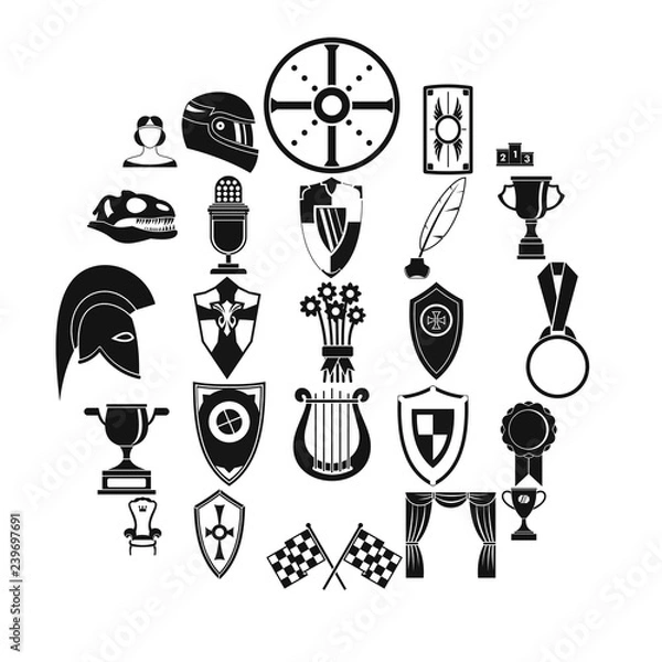 Fototapeta Bounty icons set. Simple set of 25 bounty vector icons for web isolated on white background