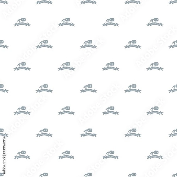Obraz Cyber glasses pattern vector seamless repeat for any web design