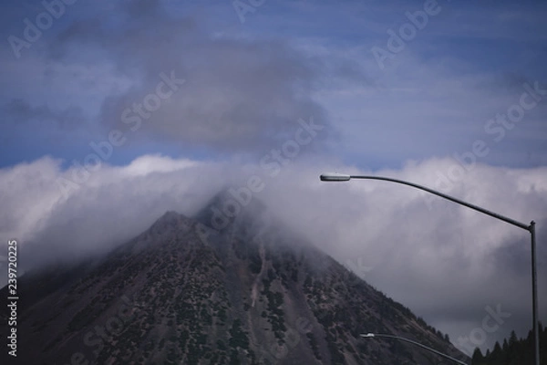 Obraz clouds in the sky Volcano