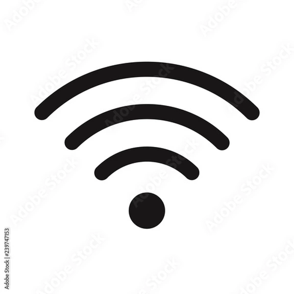 Fototapeta Wifi icon vector