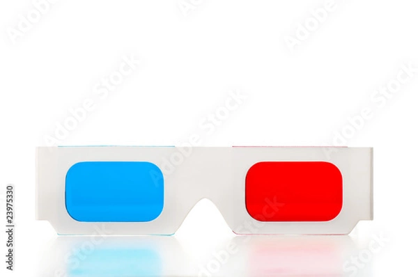 Obraz Front view of 3D glasses