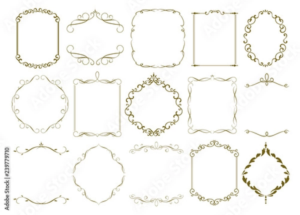 Fototapeta エレガントフレームセット2
