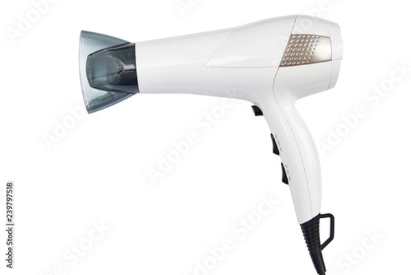 Fototapeta white hair dryer