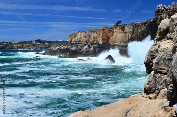 Obraz Cliffs, ocean and sky