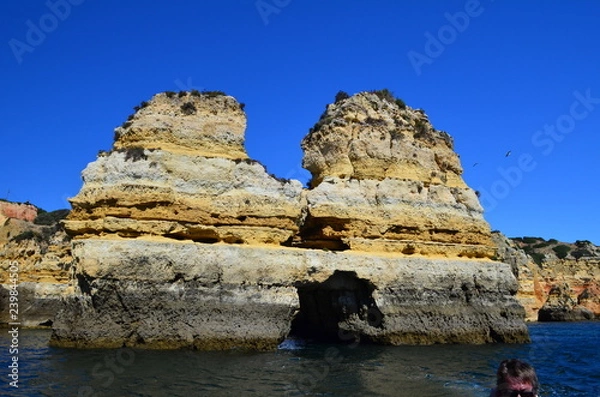 Obraz rock in the mediterranean sea
