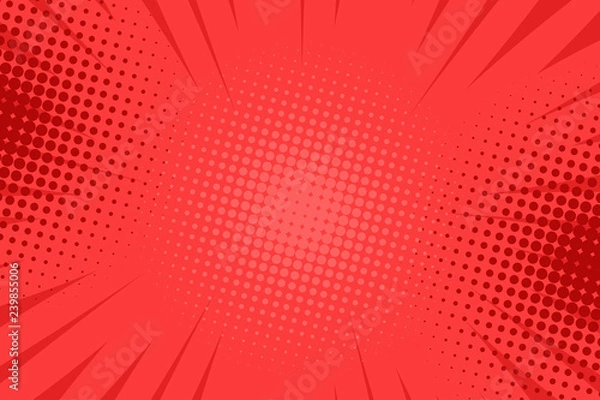 Obraz Comic book pop art strip radial backdrop