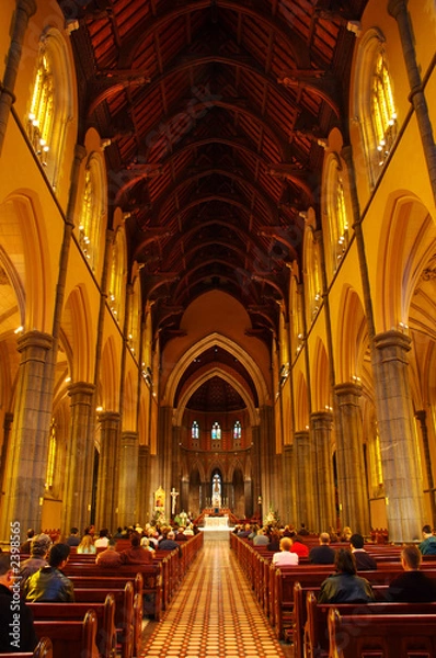 Obraz inside a cathedral