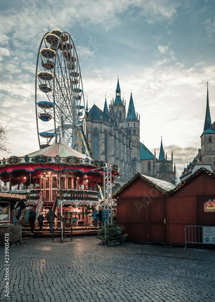 Obraz Christmas market