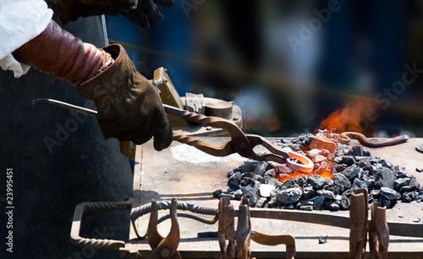 Fototapeta Blacksmith. In my portfolio you'll find images of same series