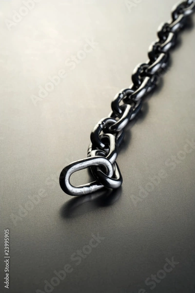 Obraz metal chain