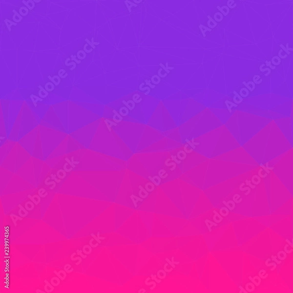 Fototapeta Abstract polygon background with purple and pink colors. Pattern composed of triangles.	