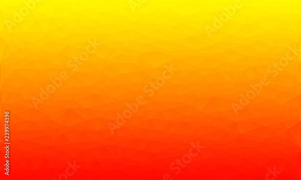Fototapeta Abstract polygon background with colors of sun. Pattern composed of triangles.