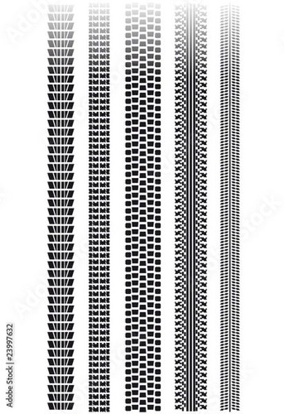 Obraz Tyre tracks