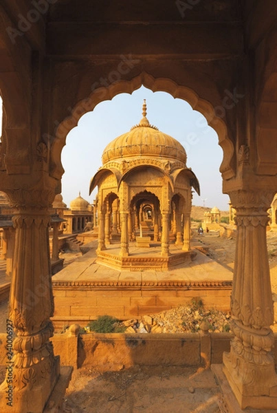 Obraz Bada Bagh in Jaisalmer, Rajasthan state, India