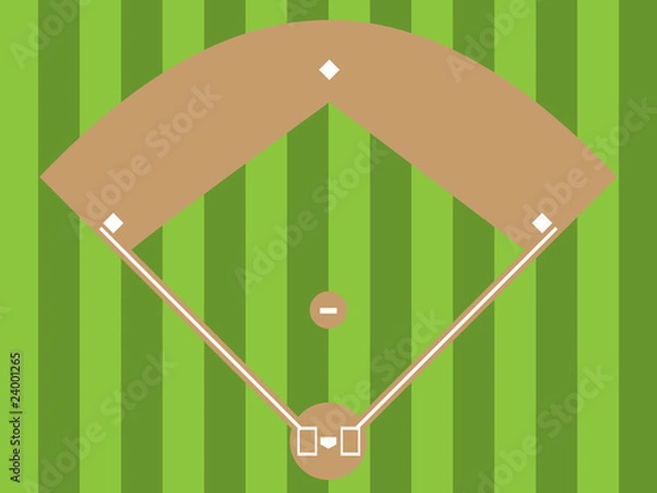 Obraz Diament baseballowy