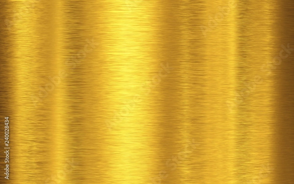 Obraz Brushed gold surface background with light reflection