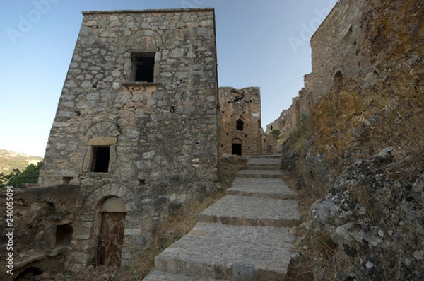 Obraz Abandoned village Anavatos, Chios island / Greece