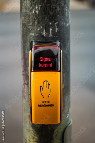 Obraz Signal kommt - Ampel / Lichtsignalanlage 
