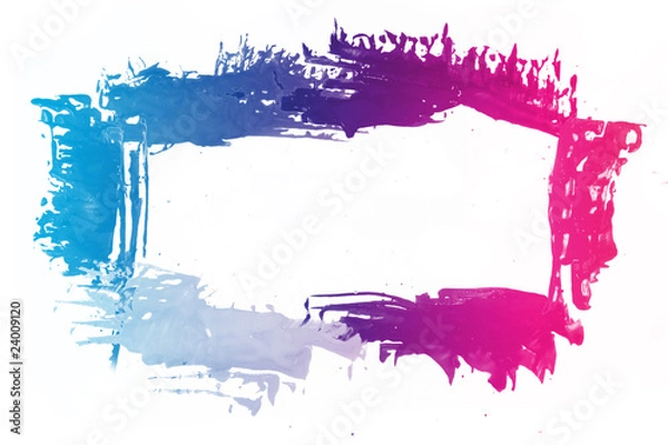 Obraz colorful paint frame