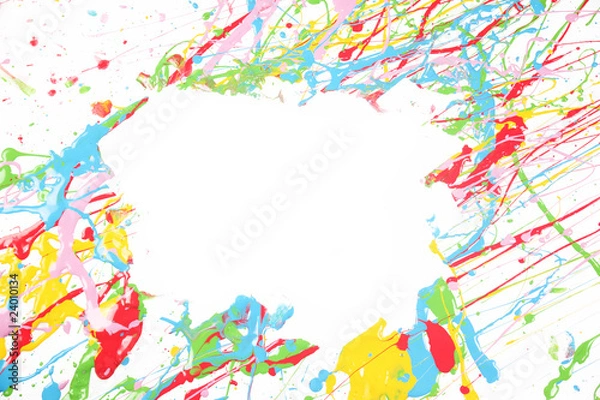 Obraz colorful paint frame