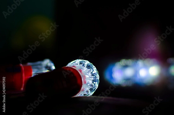 Obraz Torch with reflection in mirror