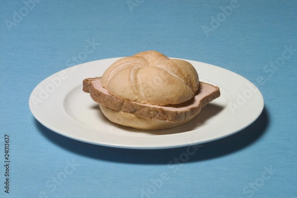 Obraz Leberkäsesemmel